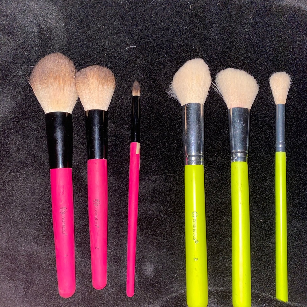Neon bh cosmetics makeup brushes